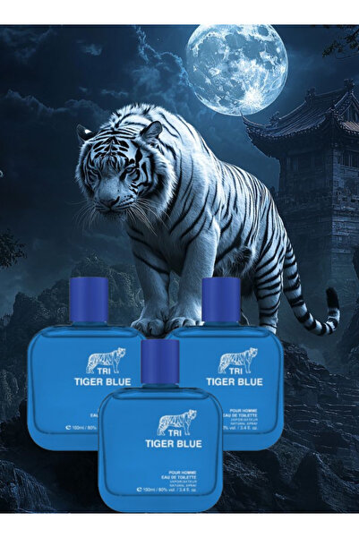 trı 3 Pieces Tiger Blue Perfume 100ML