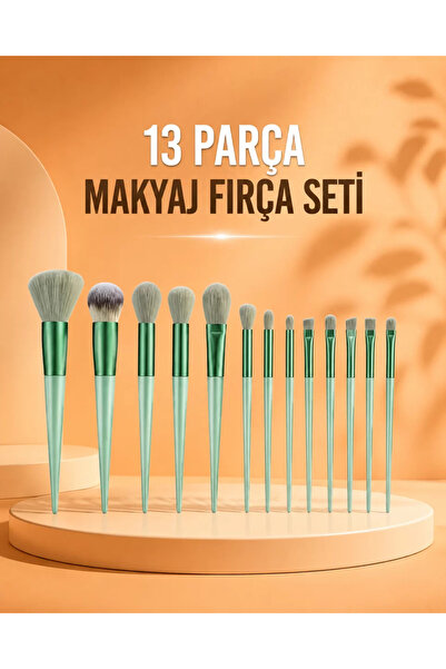 TakÇalıştır 13 Pieces Makeup Brushes Set Eyeshadow Brush Blush Brush Soft Tipped