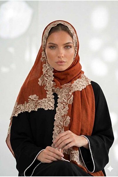 Veil Designer 'Terhahat Tefl'Ah'Bol'Ah' Two-Layered Tefl'Ah'Bol'Ah' with Embr...