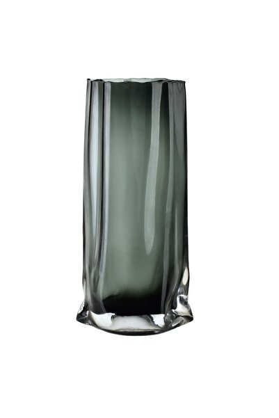 MONDEX Vază de sticlă Serenite Serenite 12x8x30cm gri 1 buc.