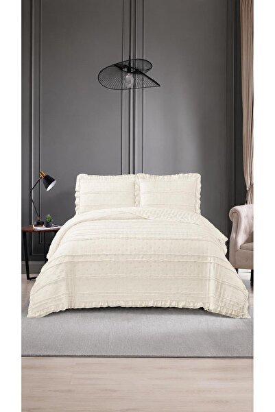 Royal Home Double Stella Ruffle Bedspread