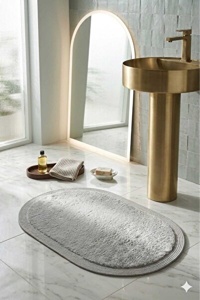 Esperya Home BANYO PASPASI HALISI KAYMAZ TABAN YIKANABİLİR PELUŞ HALI JÜT KEN...