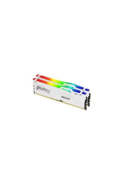 Kingston FURY Beast Alb RGB 64GB (2x32GB) DDR5 6000MHz CL36 Kit EXPO