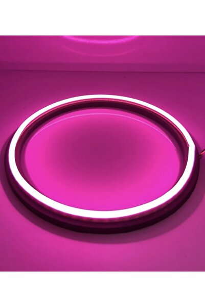 Depo Garaj 6*9 OVAL Neon led midrange kasnağı PEMBE (1 ÇİFT)