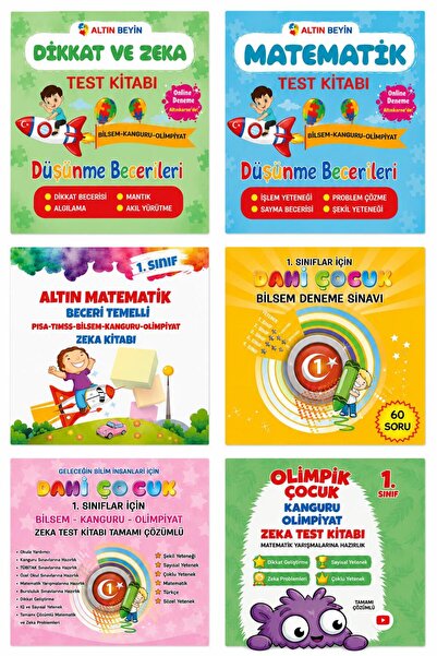 Altın Nokta Yayınevi Altın Nokta Yayınları 1.Sınıf Bilsem-Kanguru-Olimpiyat S...