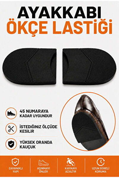 COMFORTSTEP Siyah Ayakkabı Ökçe Lastiği