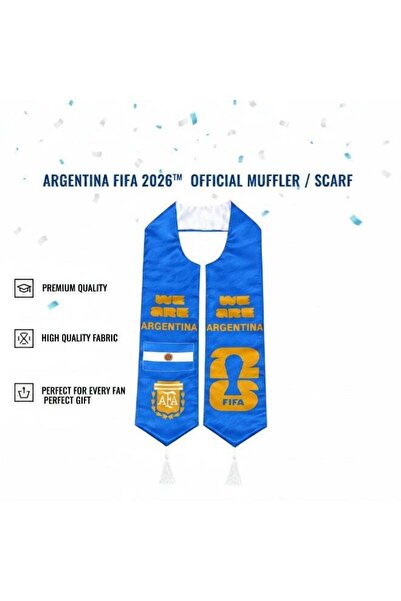 FIFA 2026 World Cup Argentina National Football Team Scarf