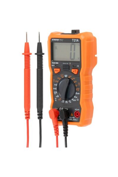 Evelise Multimetru digital, 1000 A, 20 A, 3xAAA, Strend Pro Premium