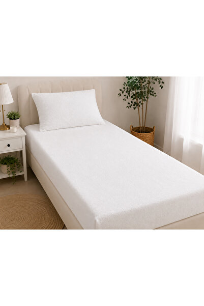 Tek Kişilik Lastikli Havlu Yatak Çarşafı 100x200