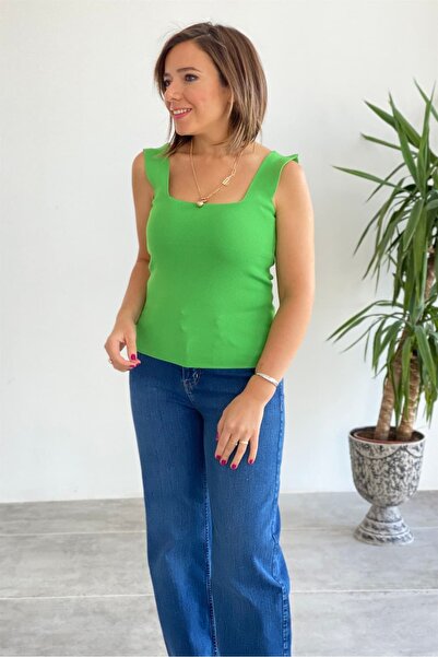 yb yağmur butik Square Neck Knitwear Athlete