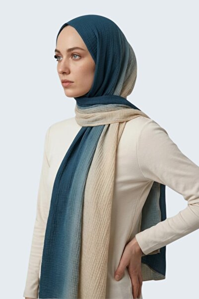 Mooncorn Ang-Scarf Degrade Müslin Şal