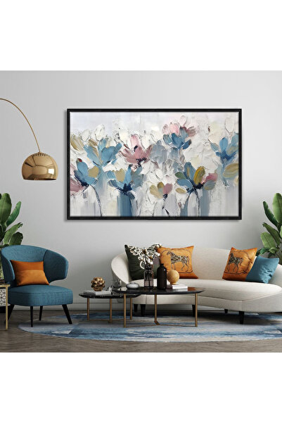 canvas3 Rose Wall Art Paintings - Brown Frame