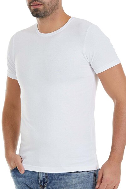 YILDIZ Bamboo Crew Neck Men's T-Shirt White