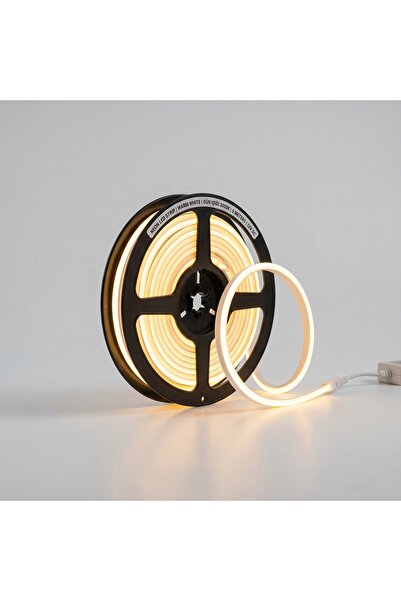 Neon Esnek Şerit Led 10 Metre Gün Işığı + 220 Volt Fiş