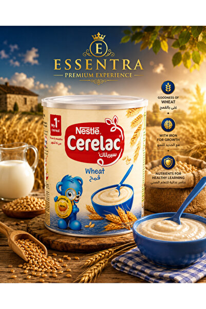 Essentra Home Nestlé Cerelac Buğdaylı Bebek Maması 400g 6 Ay Üzeri, Tahıllı M...