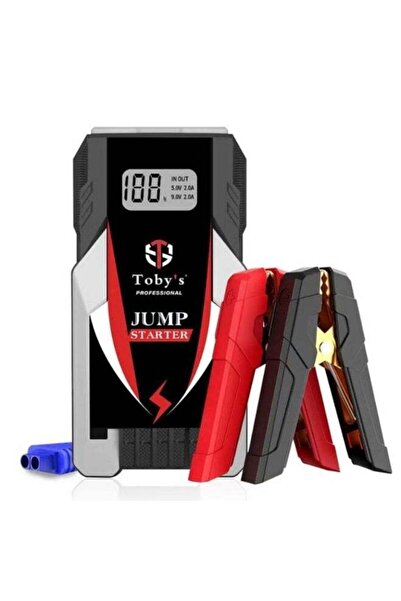 TOBYS Toby's 2-in-1 Portable Car Jump Starter & Air Compressor | 6000mAh Powe...