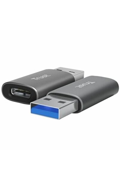 Trust Adaptor Calyx USB-A la USB-C, gri