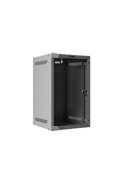 Lanberg Метален шкаф, Ландберг, 10 инча, 9U, 280x310мм, Сив