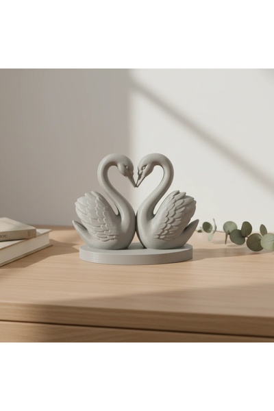 OEM 3D Wall Decoration Swans Couple Heart
