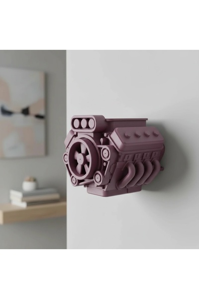 OEM Decorațiune de Perete Design Motor Industrial Imprimată 3D