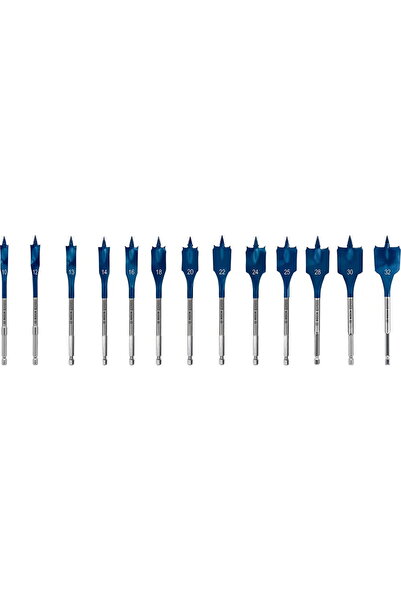 Bosch Set 13 burghie pentru lemn, 10-32 mm, prindere hexagonala 1/4"