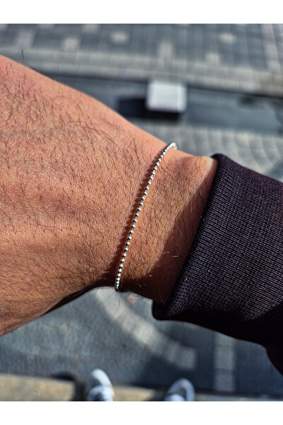 Bead 925 Ayar Gümüş Unisex Bileklik