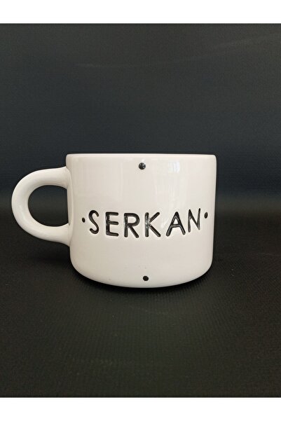 Zümrüdüanka Seramik Handmade Ceramic Mug Personalized with Men's Names