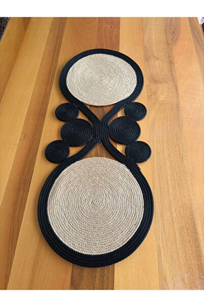 Nev Design Jute, Straw, Runner, Tablecloth 85X33
