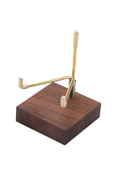 Choice1 B Metal Arm Wooden Base Display Stand Easel For Gemstone Mineral Home...