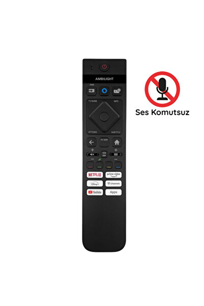Ecoline Philips Amblight Kumanda - Netflix - Prime Tuşlu Ses Komutsuz