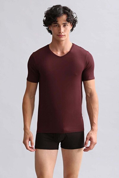 Aytuğ&Mısırlı Egyptian Modal by Tencel Hercules Slim Fit V-Neck Undershirt / ...