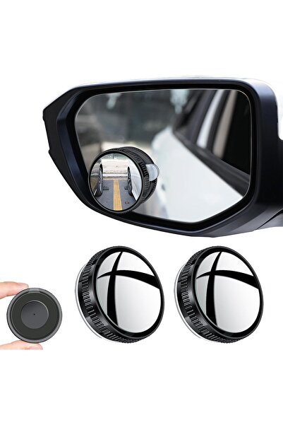 Arabest 2 Pcs Car Blind Spot Mirror, Round HD Glass with Framed Convex Rear V...