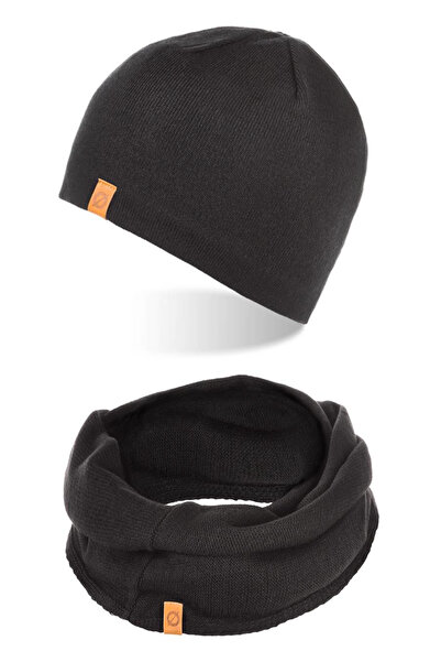 Brødrene Set caciula si fular barbati, Brodrene, Fleece, Dimensiune universal...
