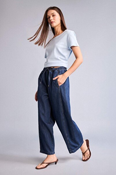 DeFacto Barrel Fit High Waist Pants H8183Ax26Hs