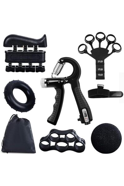 Grip مجموعة أدوات تقوية الأصابع والساعد متعددة الاستخدامات - تحسين القوة والم...