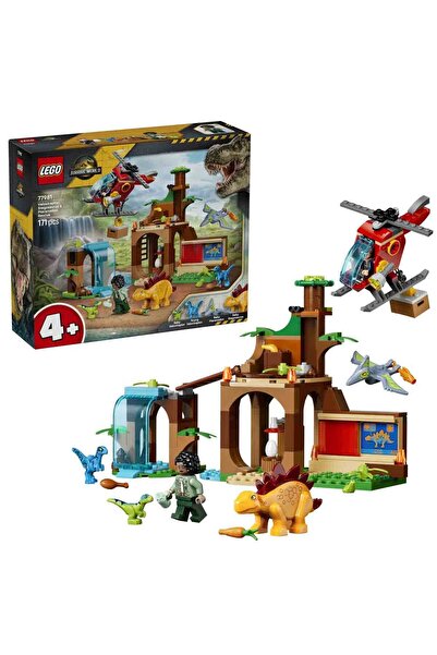 LEGO Velociraptor, Stegosaurus and Pteranodon Rescue 77981 - Children Ages 4 ...
