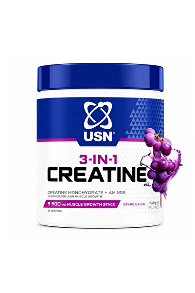 Usn 3-in-1 Creatine Powder – Muscle Growth & Strength Support 31 Servings