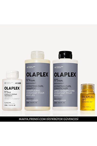 Olaplex Curl Repair & Glow Set - Dalgalı, Kıvırcık Saçlar İçin Bukle Belirgin...