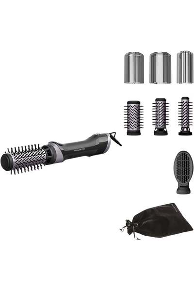 Rowenta Περιστρεφόμενη βούρτσα θερμού αέρα Brush Activ UB9534F0, 1000W, 2 ρυθ...