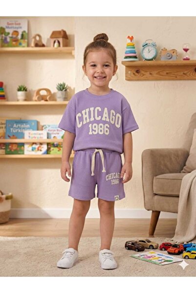 Defy Girl's Summer T-Shirt Shorts Set