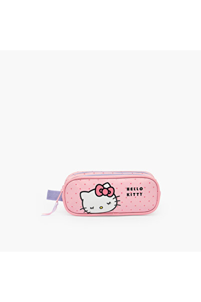 Core Kitchen Hello Kitty Printed Pencil Pouch with 2 Compartments