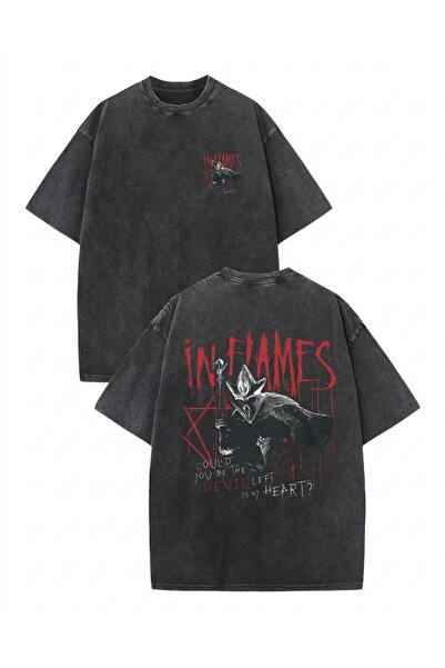 Touz Moda In Flames majica sa printom, unisex, oversize