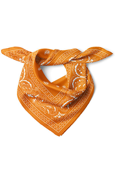 nehir eşarp Etro Ethnic Pattern Cotton Cottony Scarf Bandana 50X50 cm