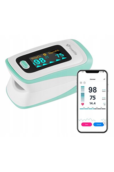 truelife Pulsoximetru de deget Oximetru X5 BT iOS, Android