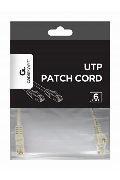 Gembird Cablu de rețea UTP PP6U-CU-20M, cablu patch cat.6, 20m, gri