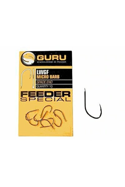 GURU Cârlig de feeder ușor, cu deschidere largă – Mărimea 10