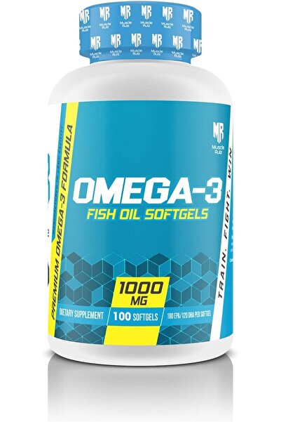 Muscle Rulz MuscleRulz Omega-3 1000mg Fish Oil - 100 Softgels (180 EPA/120 DH...