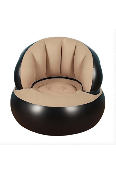 Vivendo Scaun gonflabil confortabil cu pompa inclusa, design modern, dimensiu...