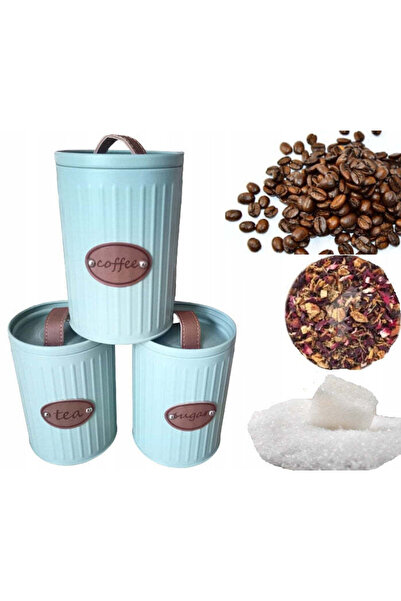 Vivendo Top Bottom Set of 3 Decorative Metal and Leather Containers