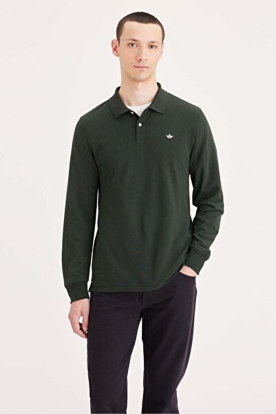 Dockers Uzun Kollu Polo Green